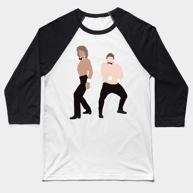Chris and Patrick Chippendale Baseball T-Shirt by FutureSpaceDesigns